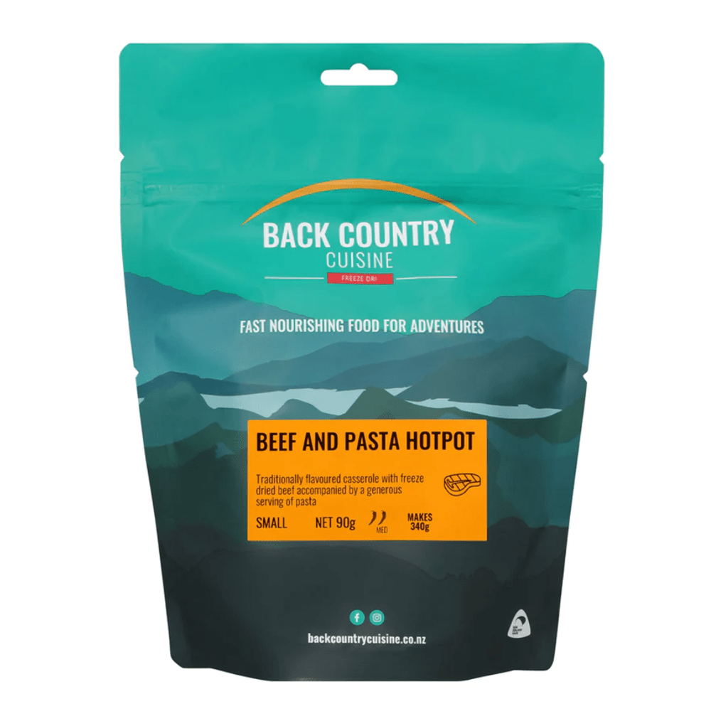 Back Country Cuisine - 1 Serve Meals - Fish City Hamilton - Beef & Pasta Hotpot -