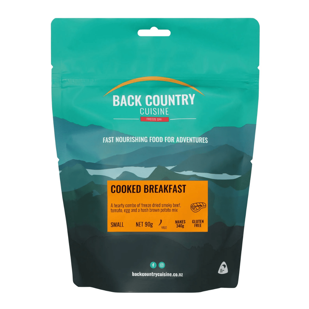 Back Country Cuisine - 1 Serve Meals - Fish City Hamilton - Cooked Breakfast - GF -