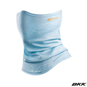 BKK O3 Shield - UV Fishing Face/Neck Gaiter - Fish City Hamilton - Ocean Blue -