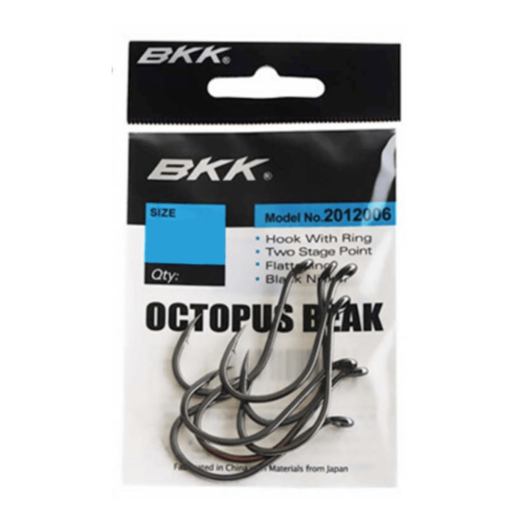 BKK Octopus Beak Black Nickel Bait Hooks - Fish City Hamilton - 10/0 -