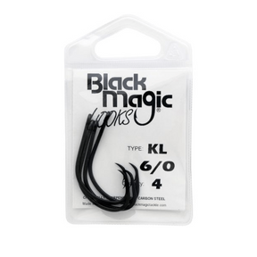Black Magic KL Series Circle Hooks - Fish City Hamilton - 1/0 - Small Pack