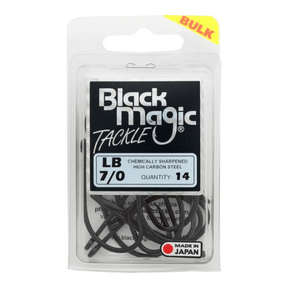 Black Magic Livebait LB Series Hooks - Fish City Hamilton - 7/0 - Bulk Pack