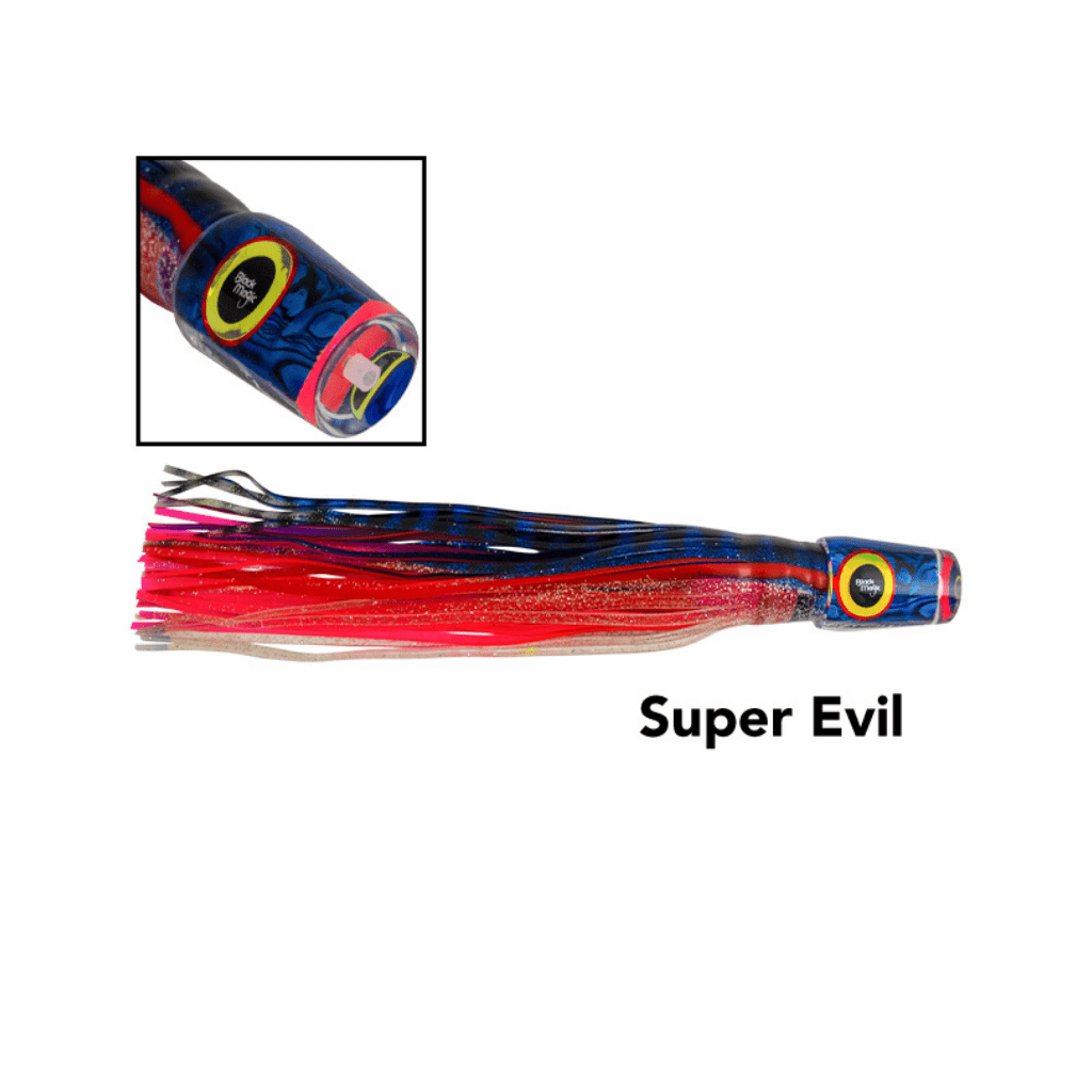 Black Magic Super Stripey XT Rigged - Fish City Hamilton - Super Evil -