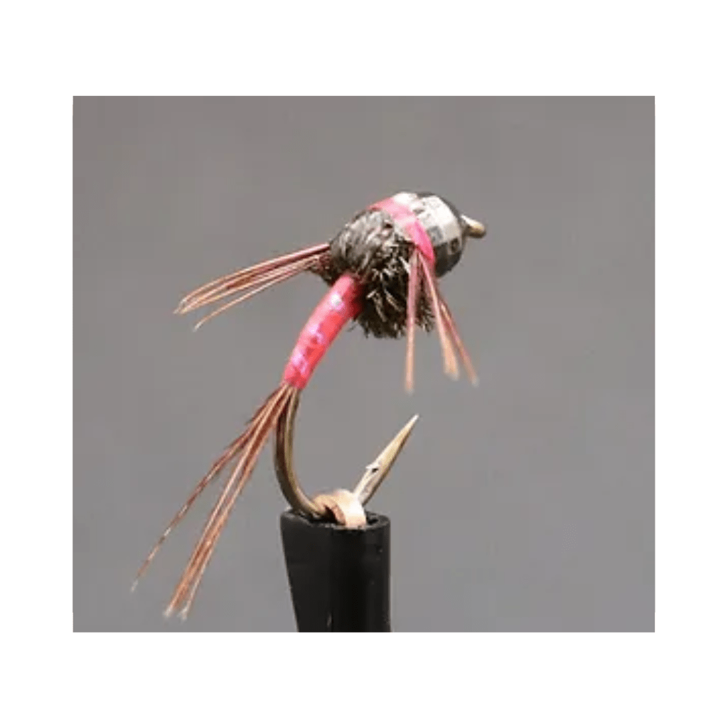 Category 3 Nymph "Consultant UV Pink" Black Tungsten Bead