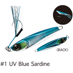 Hayabusa - Jigging Sabiki - Fish City Hamilton - 30g - UV Blue Sardine