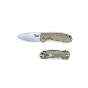 Honey Badger Flipper Knives - Fish City Hamilton - Green - Medium