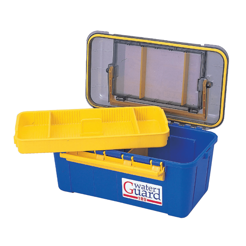 Meiho Water Guard 108 1 Tray Waterproof Small Tackle Box - Fish City Hamilton - -