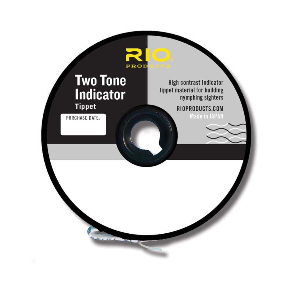 Rio Two Tone Bi-Colour Indicator Tippet - Fish City Hamilton - Black/White - 2X 8.5lb