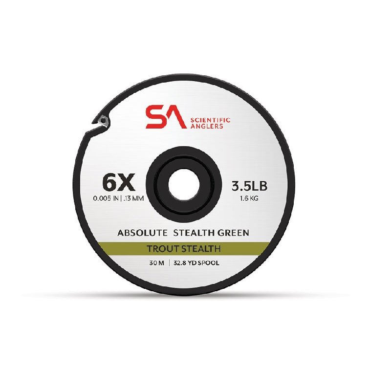 Scientific Anglers Absolute Stealth Tippet - 30m - Fish City Hamilton - 6X 3.5lb -