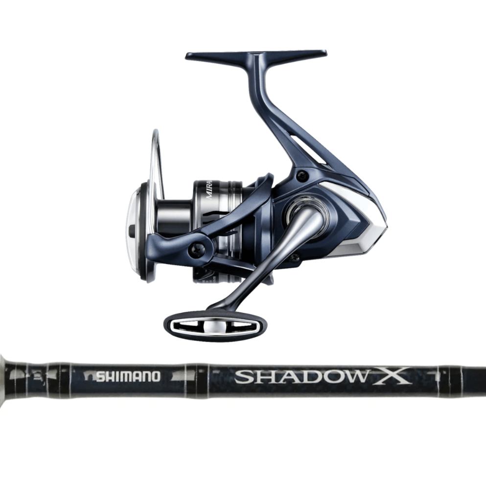 Shimano Miravel 4000XG & Shadow X 7'6" 2 Piece 4-7kg Combo - Fish City Hamilton - -