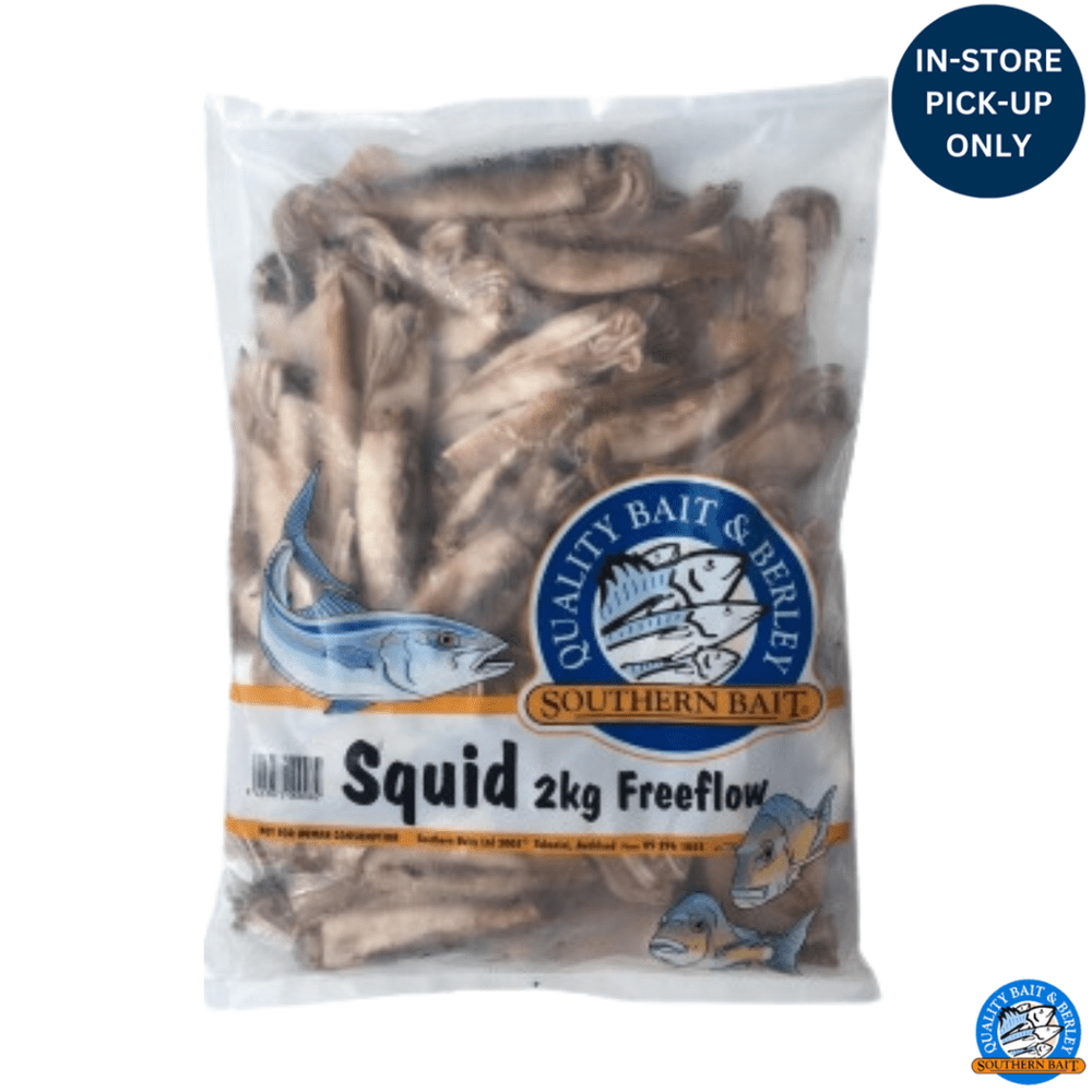 Southern Bait Squid 2kg Free Flow - Fish City Hamilton - -