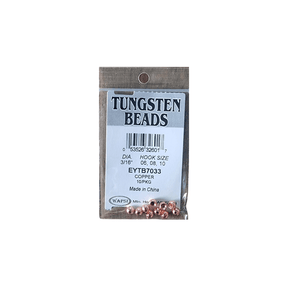 Tungsten Countersunk Beads - Copper - Fish City Hamilton - 4.7mm (3/16") -